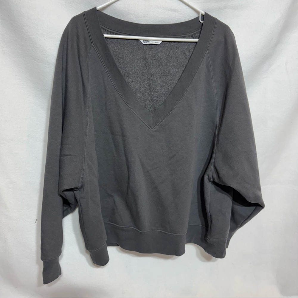 DSG Dark Gray V-Neck Women's Hoodie